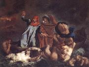 Eugene Delacroix The Barque of Dante painting
